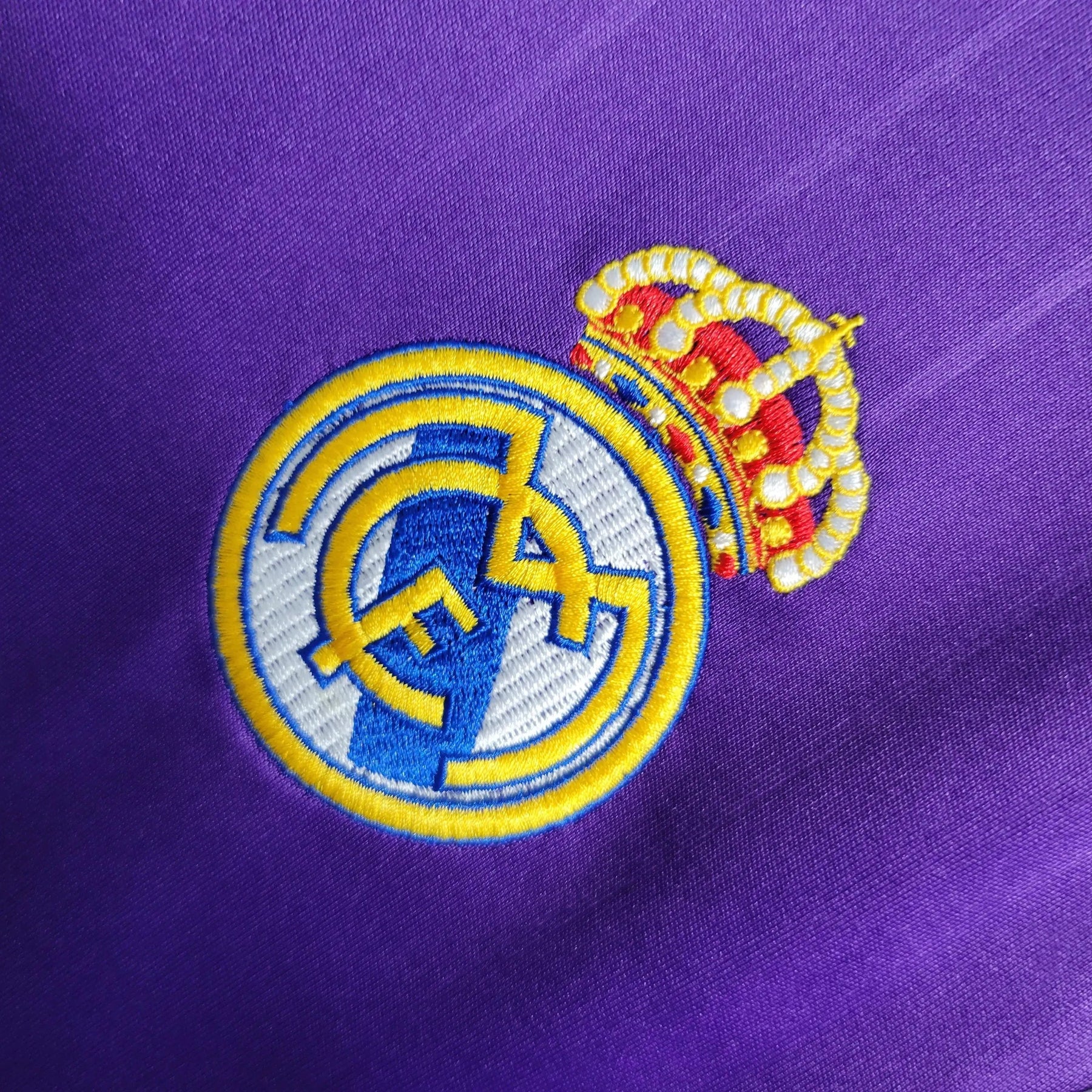 "Camisa Real Madrid Retrô Away 2006 - Torcedor Masculina Roxa - Netmantos"