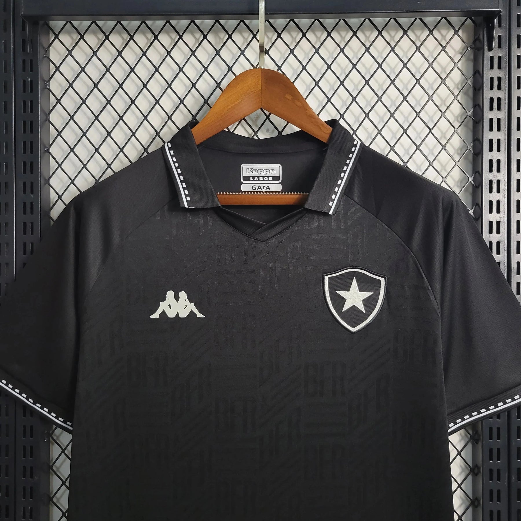 "Camisa Bota Fogo Away 21/22 - Torcedor Masculina Preta - Netmantos"