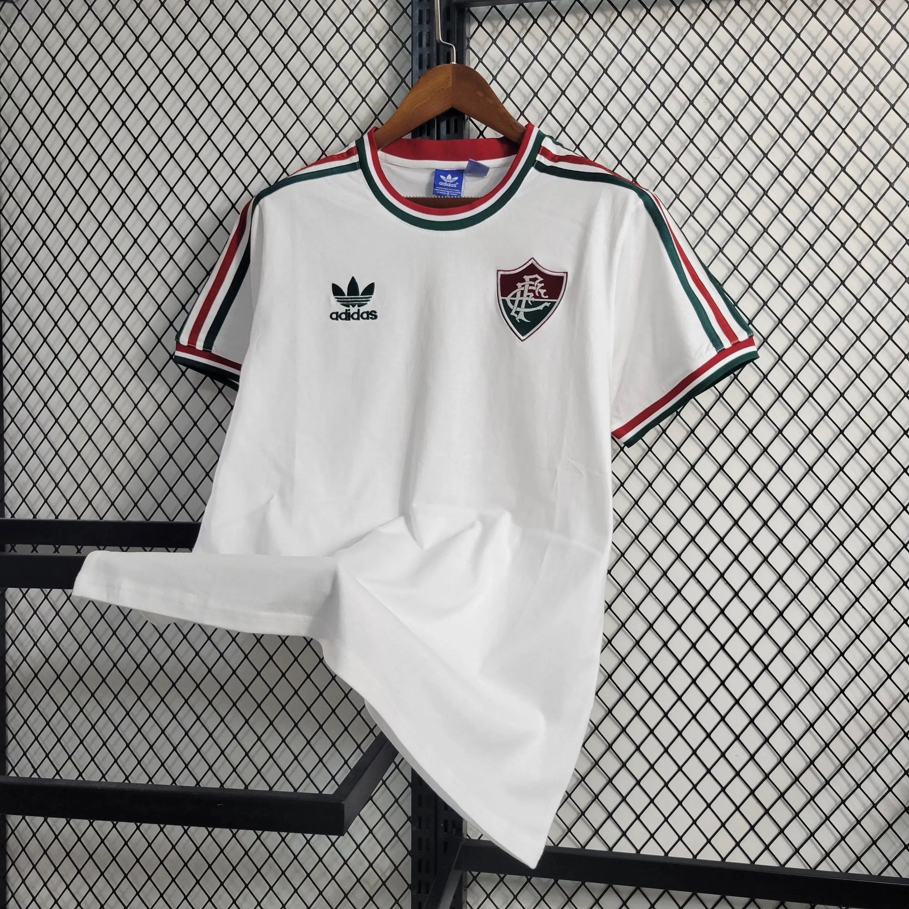 "Camisa Fluminense Retrô 14/15 - Torcedor Masculina Branca - Netmantos"