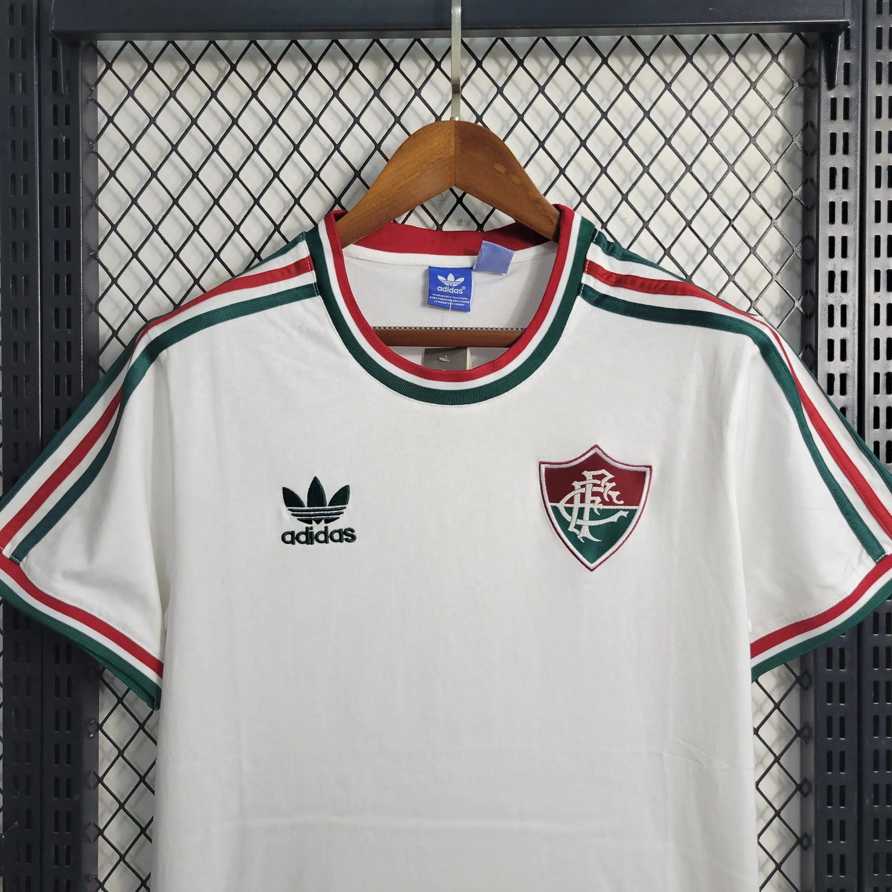 "Camisa Fluminense Retrô 14/15 - Torcedor Masculina Branca - Netmantos"