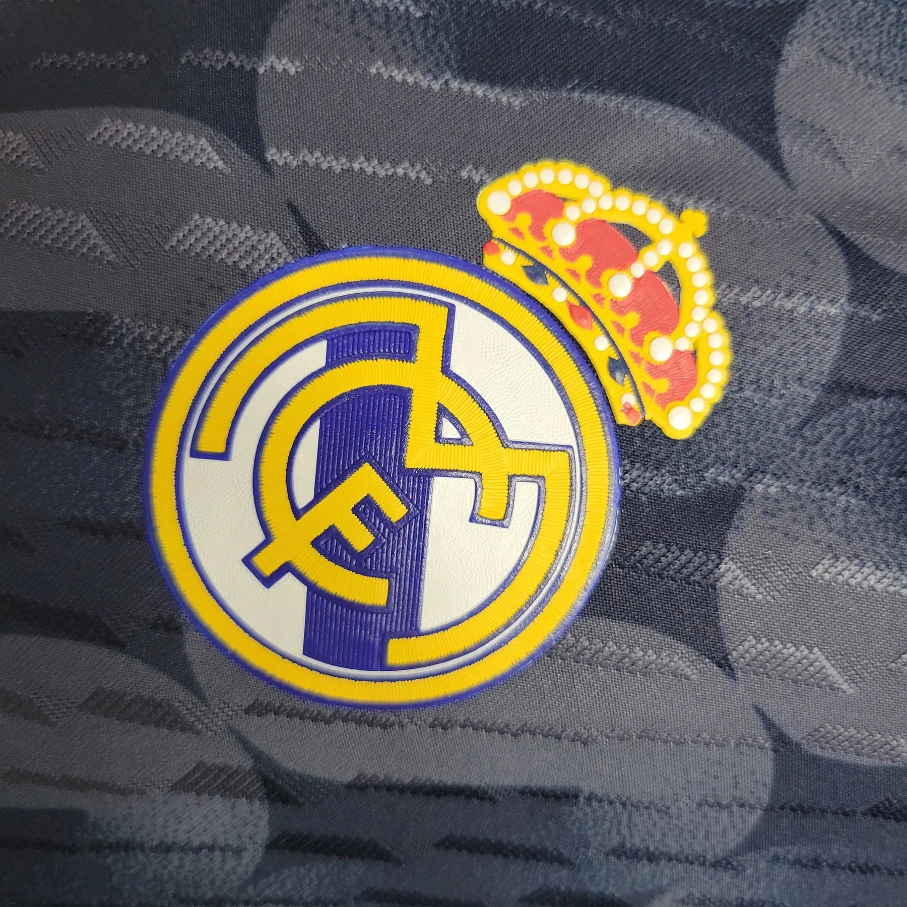 "Camisa Real Madrid Away 23/24 - Jogador Masculina Preta - Netmantos"