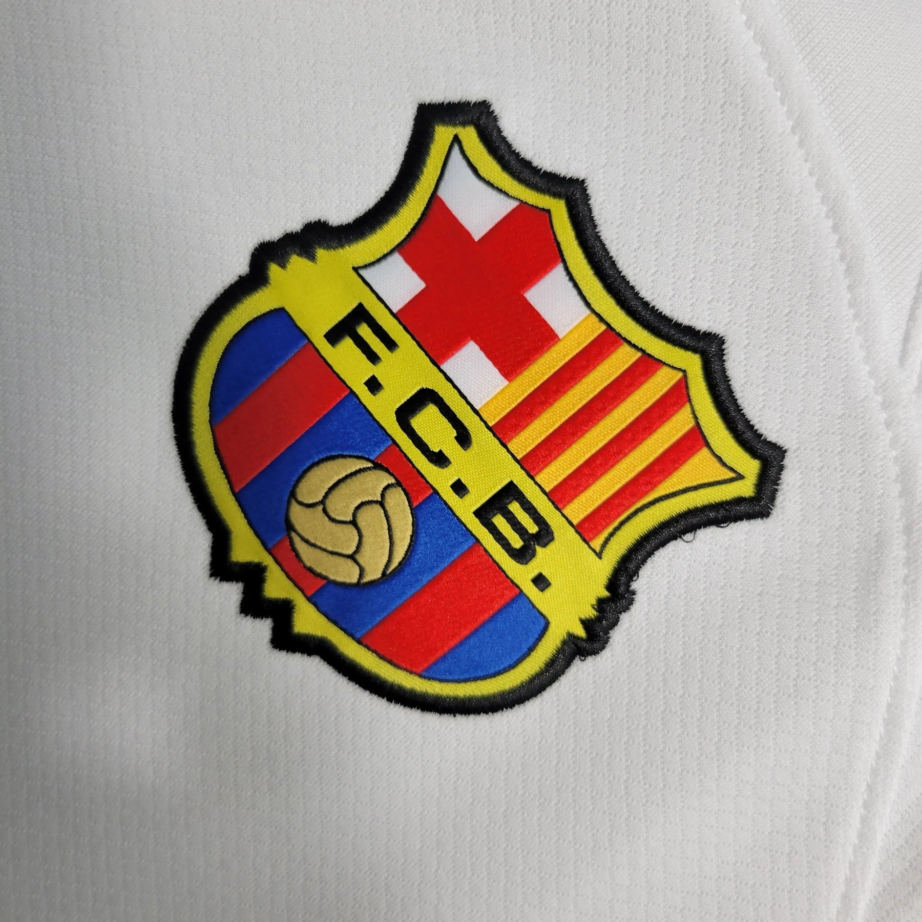 "Camisa Barcelona Away 23/24 - Torcedor Masculina Branca - Netmantos"