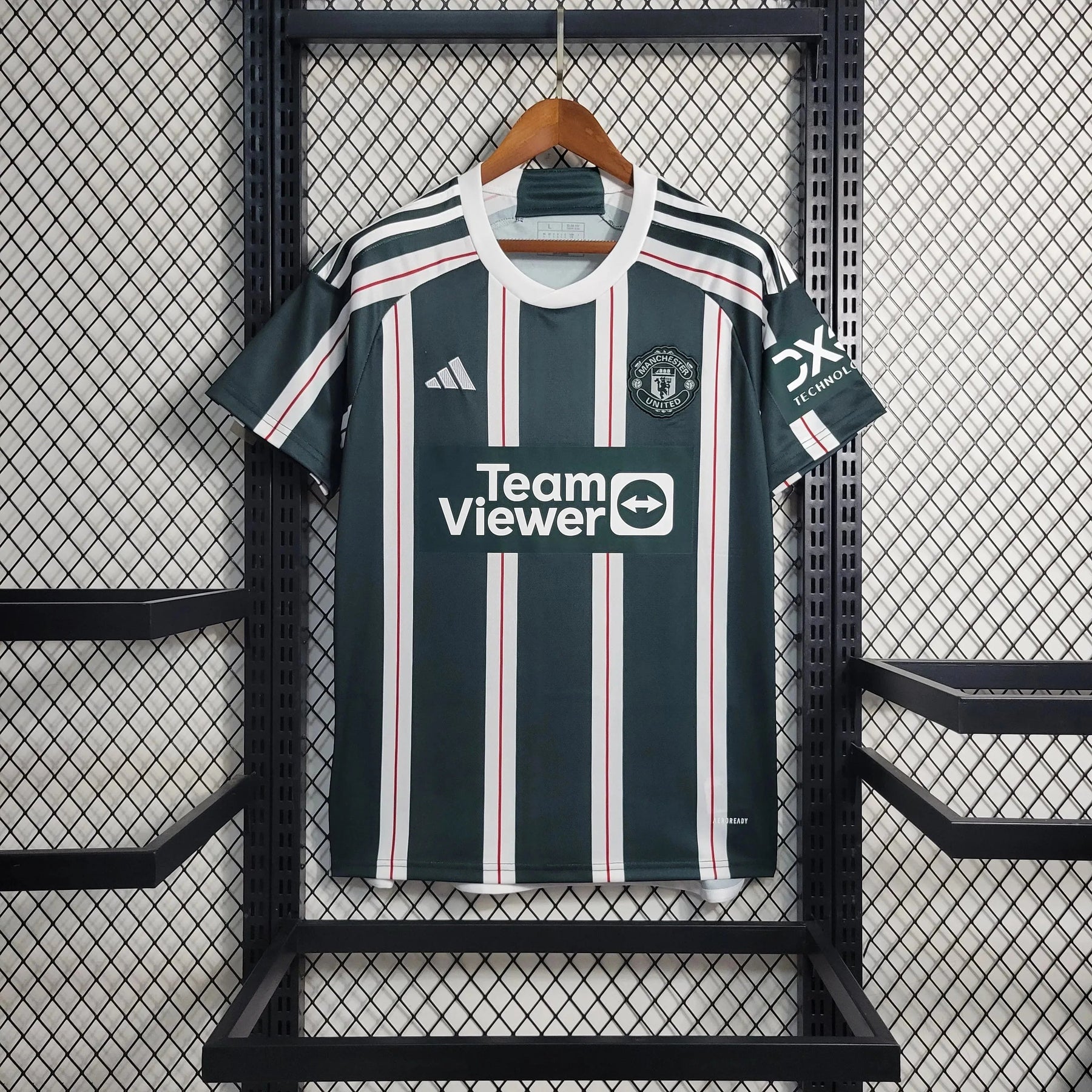 "Camisa Manchester United Away 23/24 - Torcedor Masculina Verde - Netmantos"