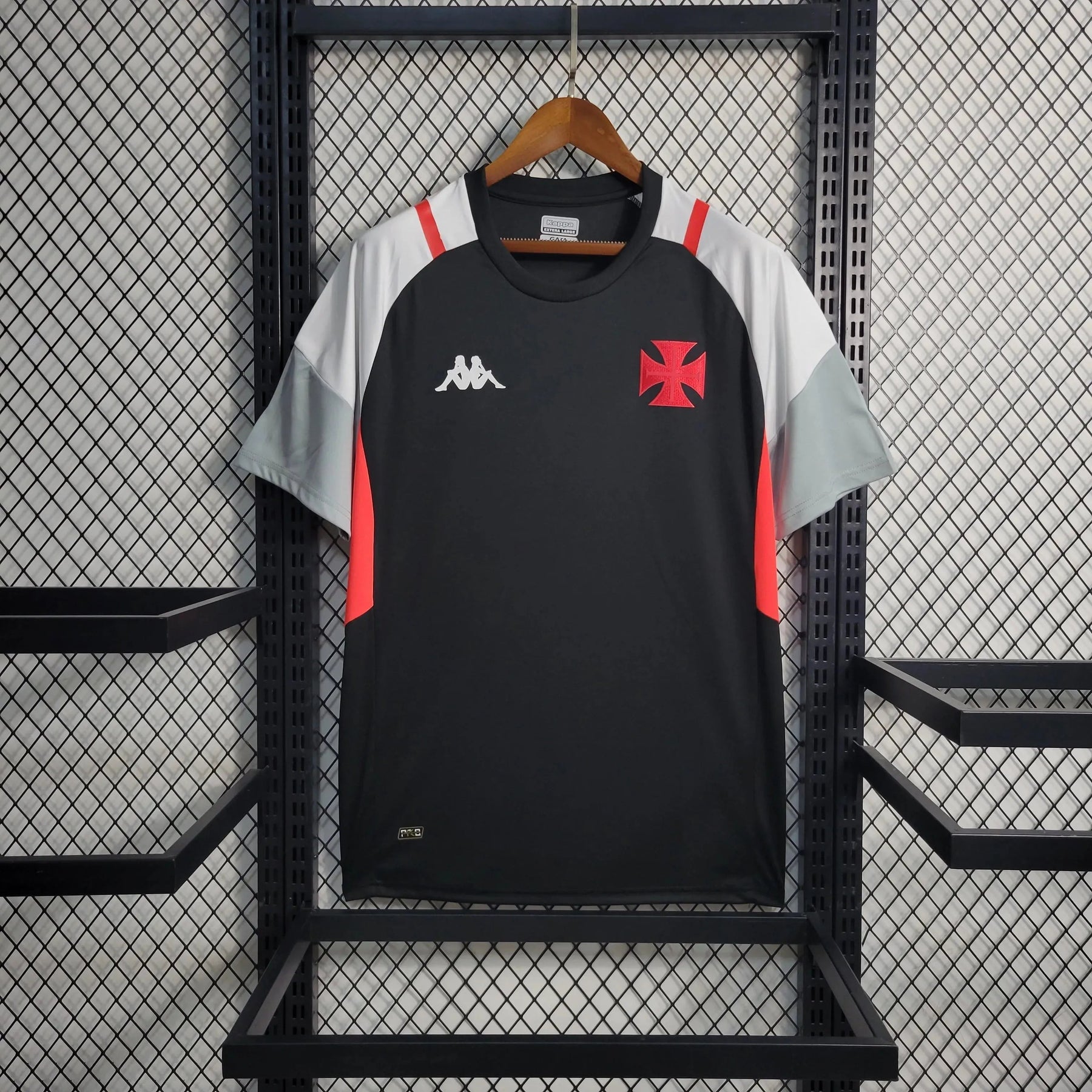 "Camisa Vasco Treino 23/24 - Torcedor Masculina Preta - Netmantos"