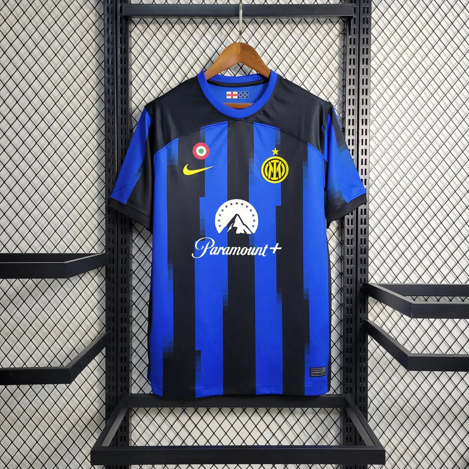 "Camisa Inter de Milão Home 23/24 - Torcedor Masculina Azul e Preta - Netmantos"