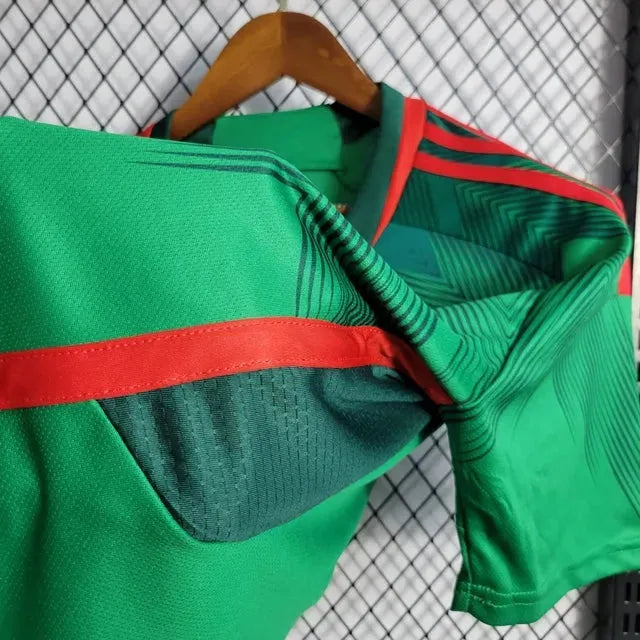 "Camisa México Home 22/23 - Torcedor Masculina Verde - Netmantos"