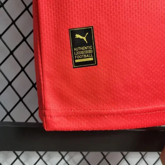 "Camisa Marrocos Home 22/23 - Torcedor Masculina Vermelha - Netmantos"