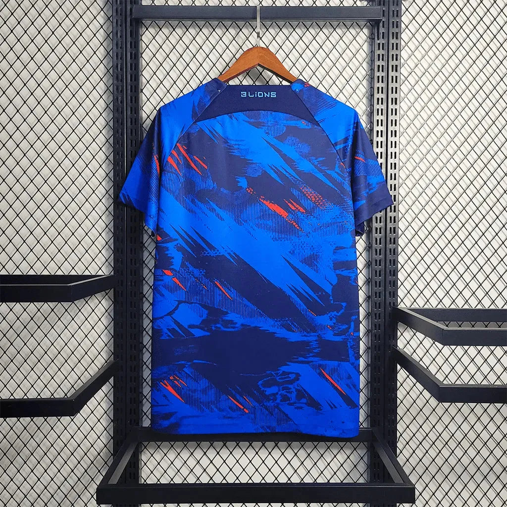"Camisa Inglaterra Treino 22/23 - Torcedor Masculina Azul - Netmantos"
