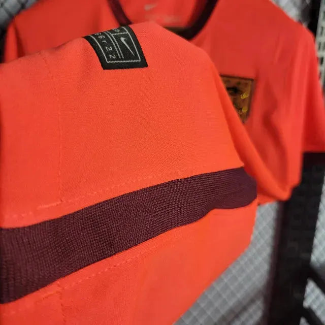 "Camisa Inglaterra Away 22/23 - Torcedor Masculina Laranja - Netmantos"
