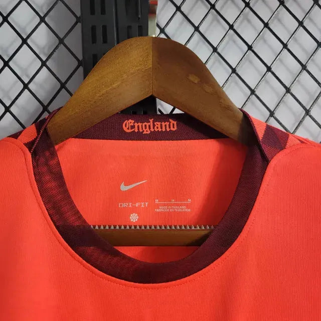 "Camisa Inglaterra Away 22/23 - Torcedor Masculina Laranja - Netmantos"
