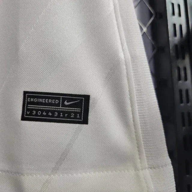"Camisa Inglaterra Home 22/23 - Torcedor Feminina Branca Refletiva - Netmantos"