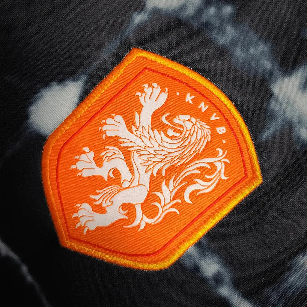 "Camisa Holanda Treino 22/23 - Torcedor Masculina Preta - Netmantos"