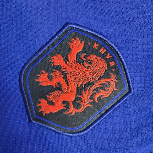 "Camisa Holanda Away 22/23 - Torcedor Masculina Azul - Netmantos"