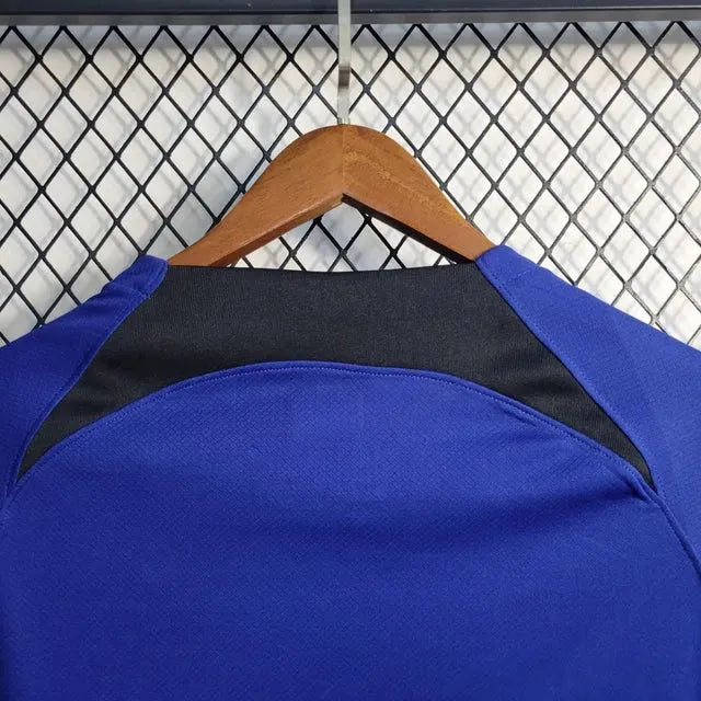"Camisa Holanda Away 22/23 - Torcedor Masculina Azul - Netmantos"