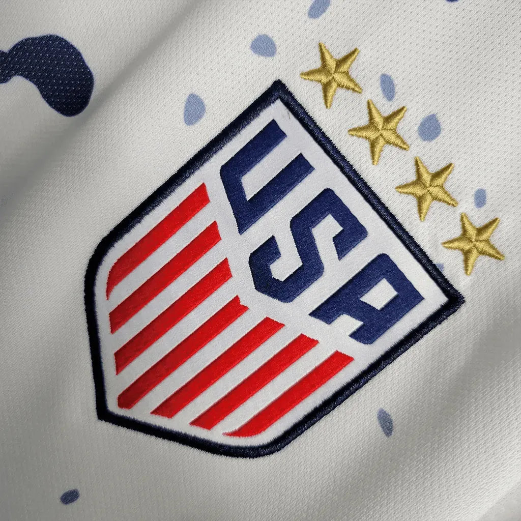 "Camisa EUA 23/24 - Torcedor Masculina Branca - Netmantos"