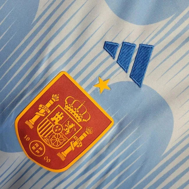 "Camisa Espanha Away 22/23 - Torcedor Masculina Azul - Netmantos"
