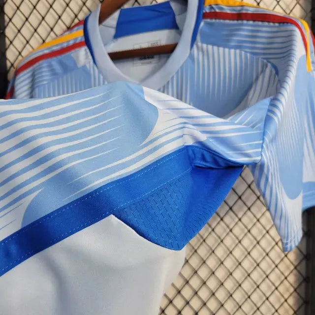 "Camisa Espanha Away 22/23 - Torcedor Masculina Azul - Netmantos"