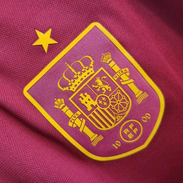 "Camisa Espanha Home 22/23 - Torcedor Masculina Vermelha - Netmantos"