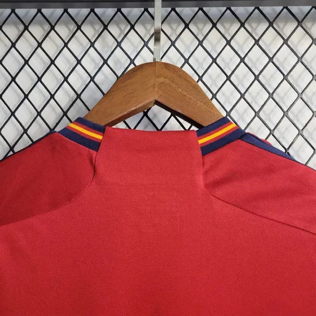 "Camisa Espanha Home 22/23 - Torcedor Masculina Vermelha - Netmantos"