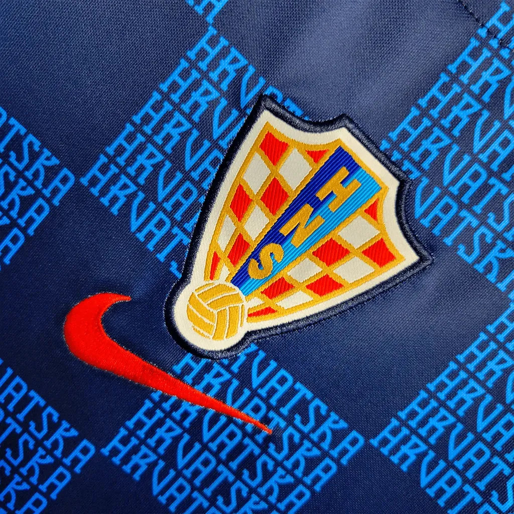 "Camisa Croácia Treino 22/23 - Torcedor Masculina Azul - Netmantos"