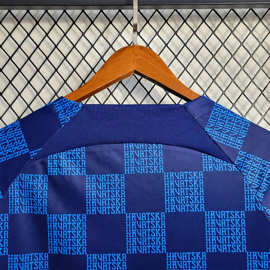 "Camisa Croácia Treino 22/23 - Torcedor Masculina Azul - Netmantos"