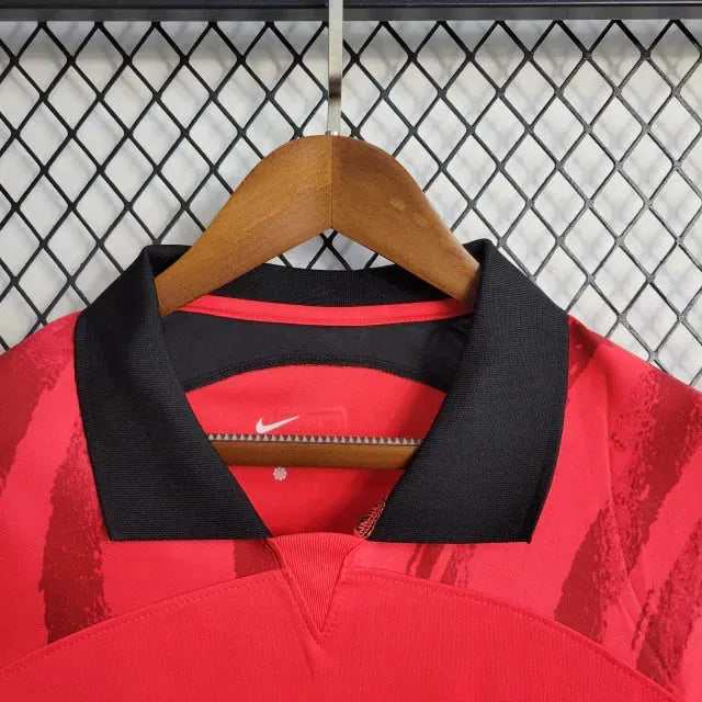 "Camisa Coréia Home 22/23 - Torcedor Masculina Vermelha - Netmantos"