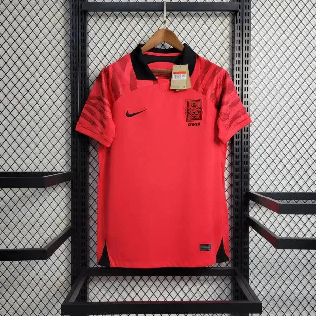 "Camisa Coréia Home 22/23 - Torcedor Masculina Vermelha - Netmantos"