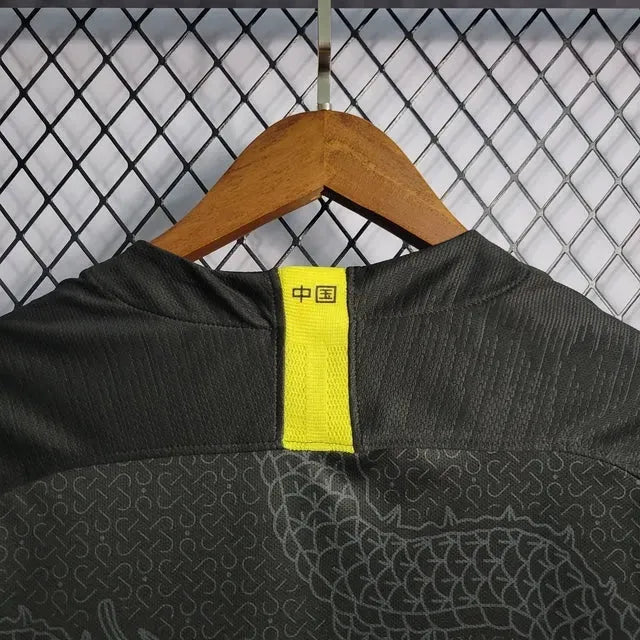 "Camisa China Away 2018 - Torcedor Masculina Preta - Netmantos"