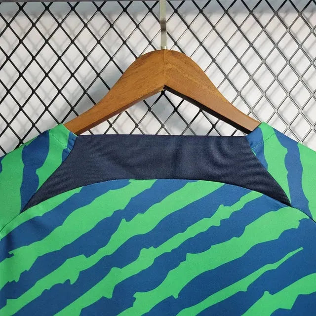 "Camisa Brasil Edição Especial 22/23 - Torcedor Masculina Verde e Azul - Netmantos"