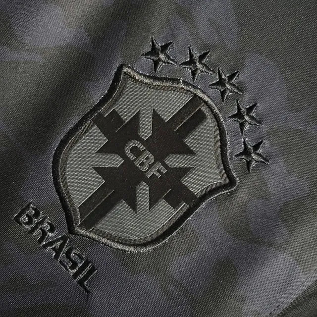 "Camisa Brasil 22/23 - Torcedor Masculina Preta - Netmantos"