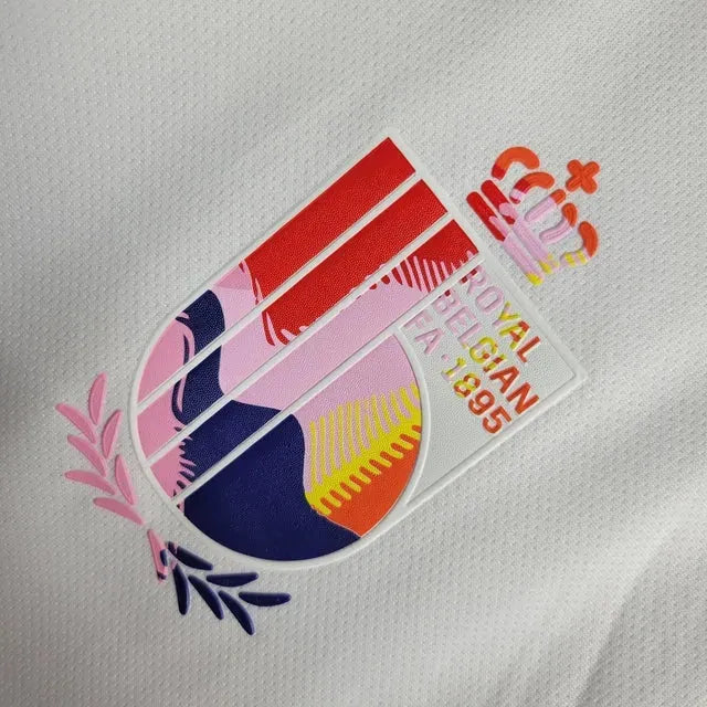 "Camisa Bélgica Away 22/23 - Torcedor Masculina Branca - Netmantos"
