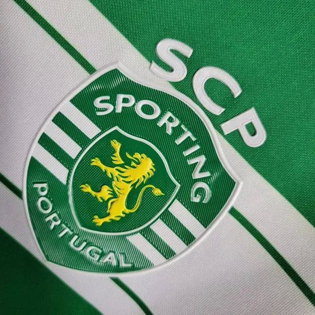 "Camisa Sporting Home 22/23 - Torcedor Masculina Verde - Netmantos"