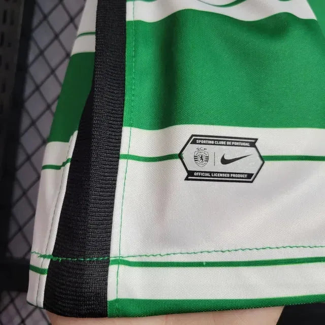 "Camisa Sporting Home 22/23 - Torcedor Masculina Verde - Netmantos"