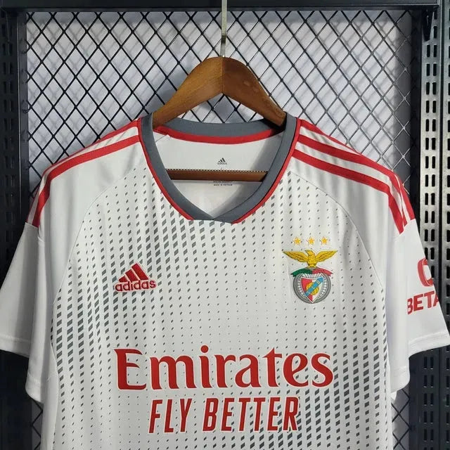 "Camisa Benfica Away 22/23 - Torcedor Masculina Branca - Netmantos"