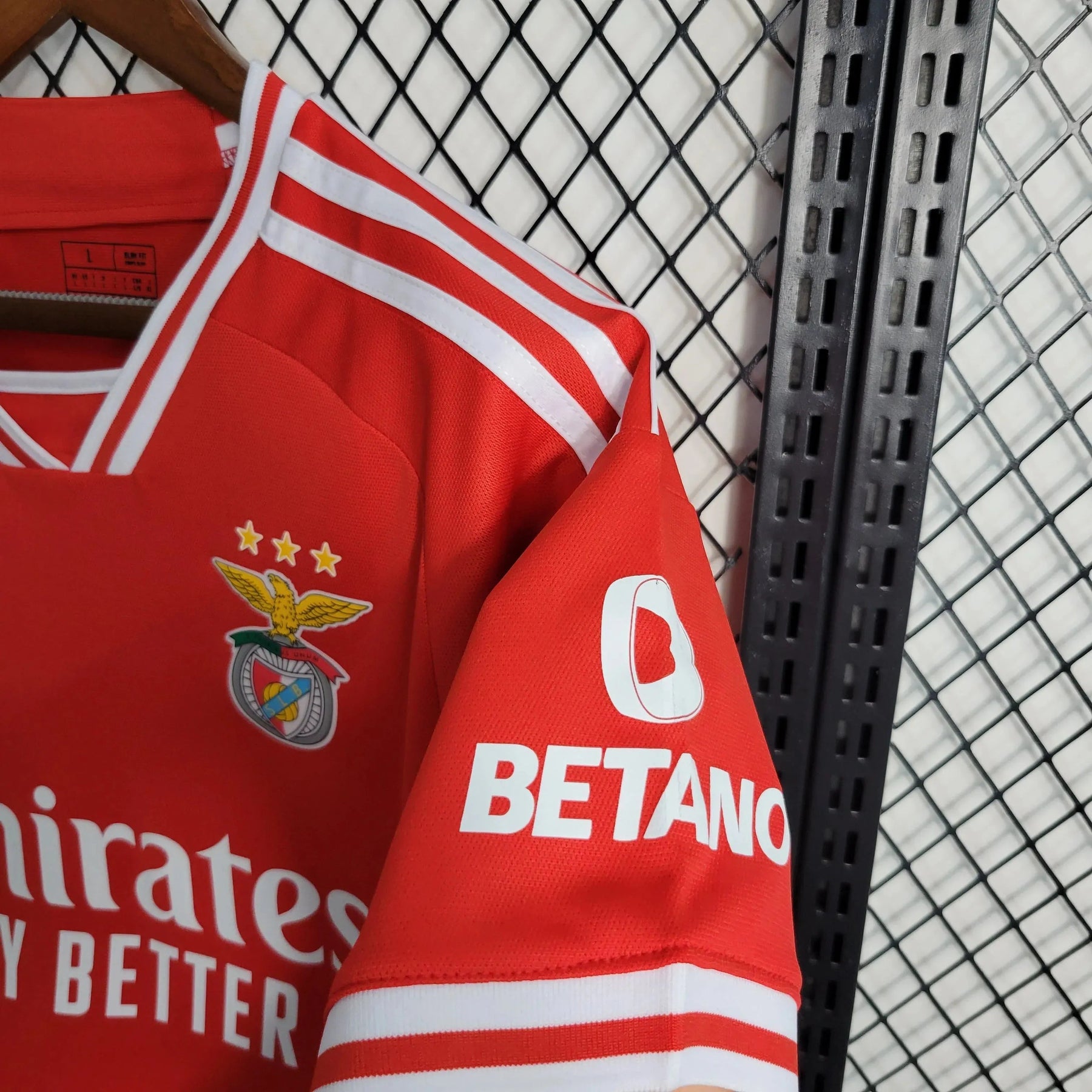 "Camisa Benfica Home 23/24 - Torcedor Masculina Vermelha - Netmantos"