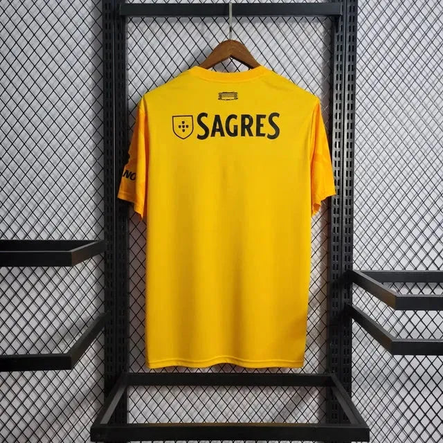 "Camisa Benfica Away 22/23 - Torcedor Masculina Amarela - Netmantos"