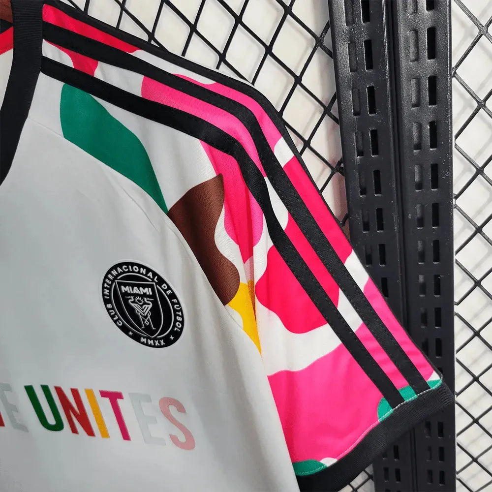 "Camisa Inter Miami Treino 23/24 - Torcedor Masculina Branca - Netmantos"
