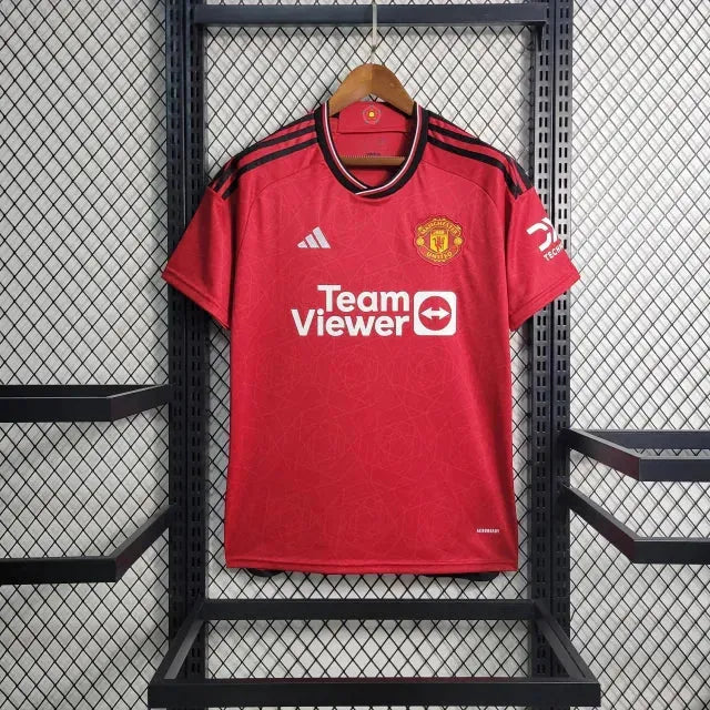 "Camisa Manchester United Home 23/24 - Torcedor Masculina Vermelha - Netmantos"