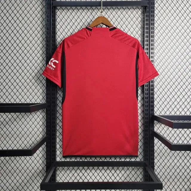 "Camisa Manchester United Home 23/24 - Torcedor Masculina Vermelha - Netmantos"