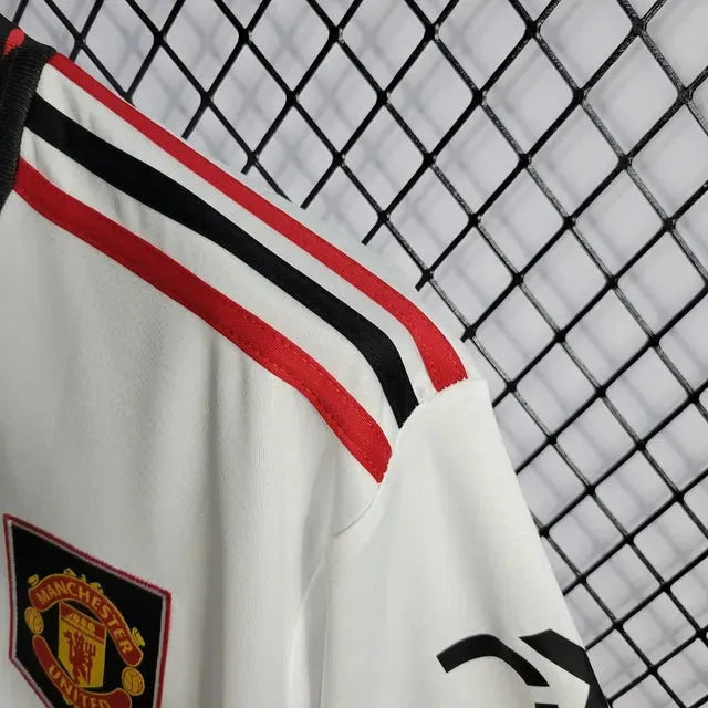 "Camisa Manchester United Away 22/23 - Torcedor Masculina Branca - Netmantos"
