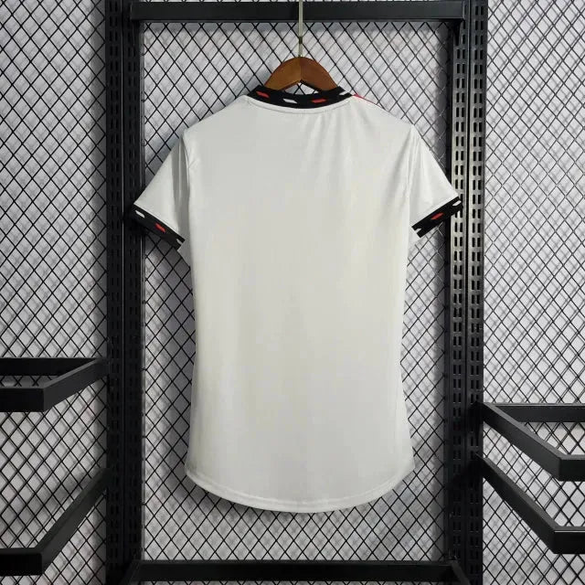 "Camisa Manchester United Away 22/23 - Torcedor Feminina Branca - Netmantos"