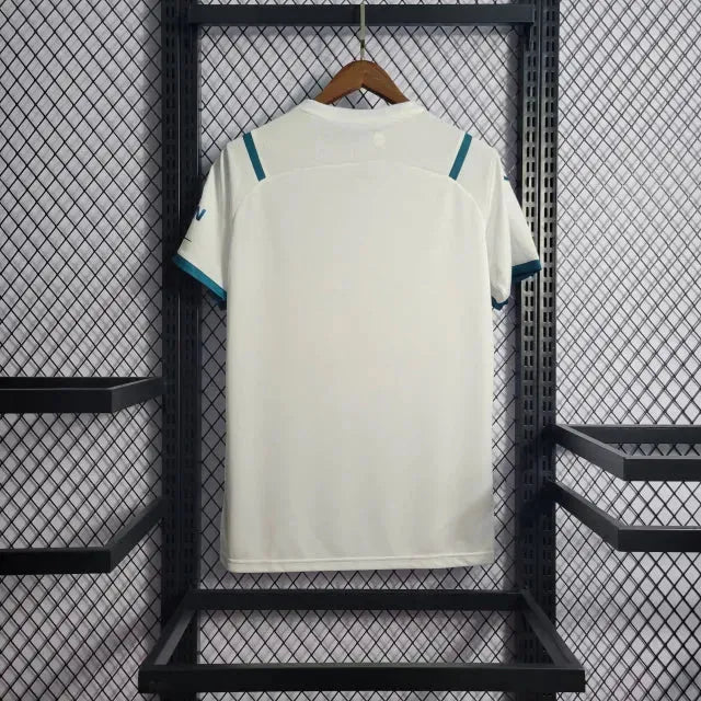 "Camisa Manchester City 21/22 - Torcedor Masculina Branca - Netmantos"