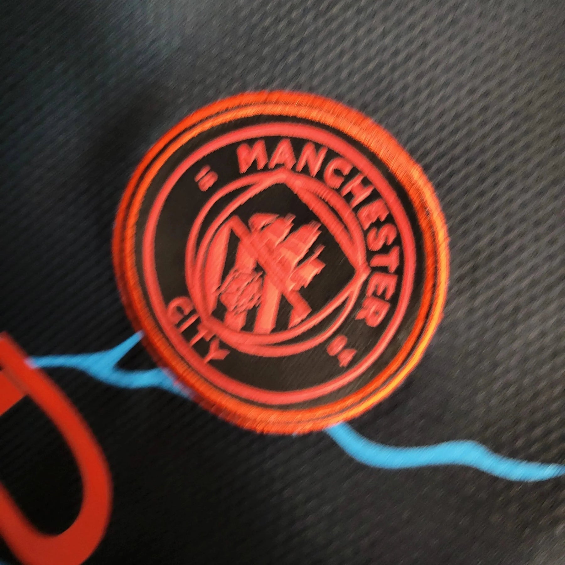 "Camisa Manchester City Treino 23/24 - Torcedor Masculina Preta e Azul - Netmantos"
