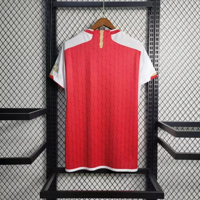 "Camisa Arsenal Home 23/24 - Torcedor Masculina Vermelha e Dourada - Netmantos"