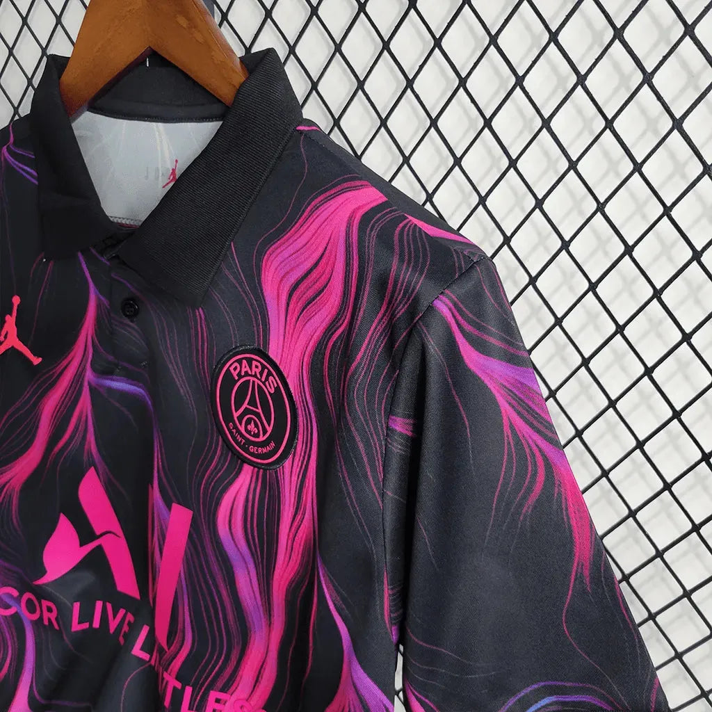 "Camisa PSG Edição Especial 23/24 - Torcedor Masculina Rosa - Netmantos"