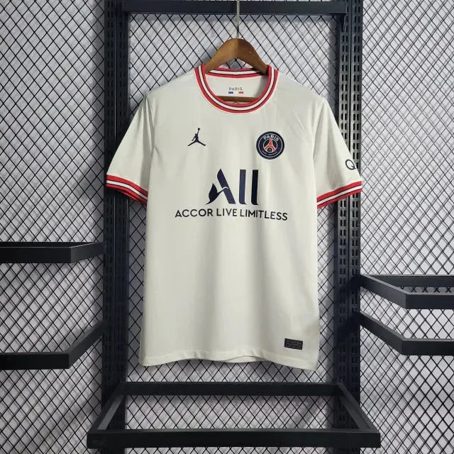 "Camisa PSG III Away 21/22 - Torcedor Masculina Branca - Netmantos"