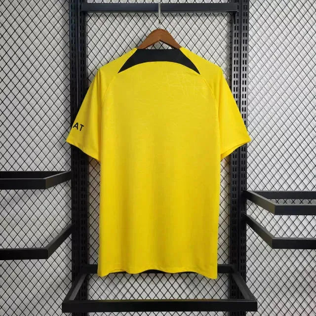"Camisa PSG Treino 23/24 - Torcedor Masculina Amarela - Netmantos"