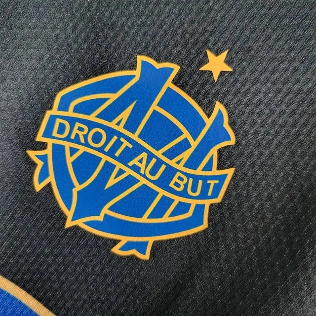 "Camisa Olympique Marseille Away 22/23 - Torcedor Masculina Preta - Netmantos"