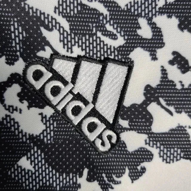 "Camisa Lyon Away 22/23 - Torcedor Masculina Preta e Branca - Netmantos"