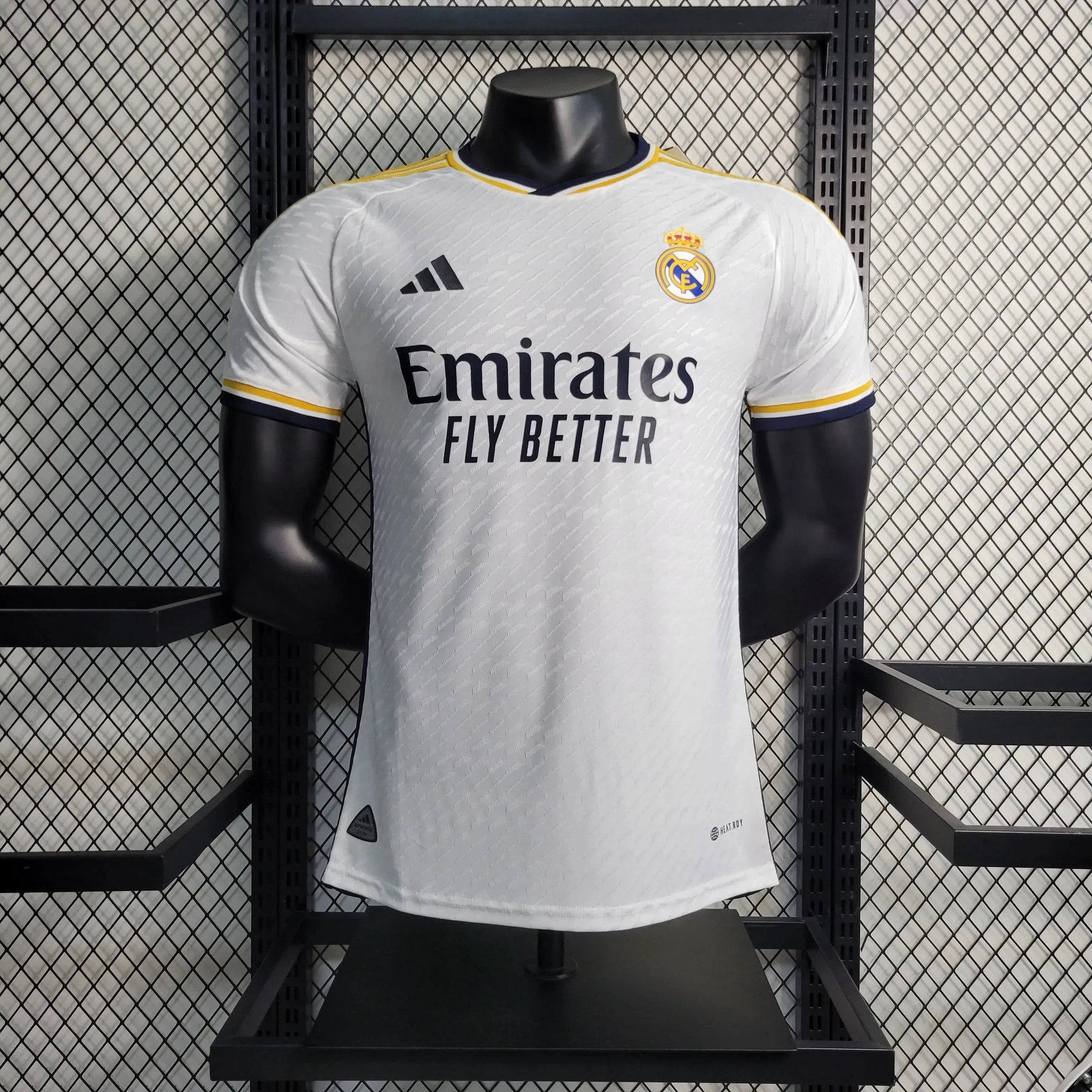 "Camisa Real Madrid Home 23/24 - Jogador Masculina Branca - Netmantos"